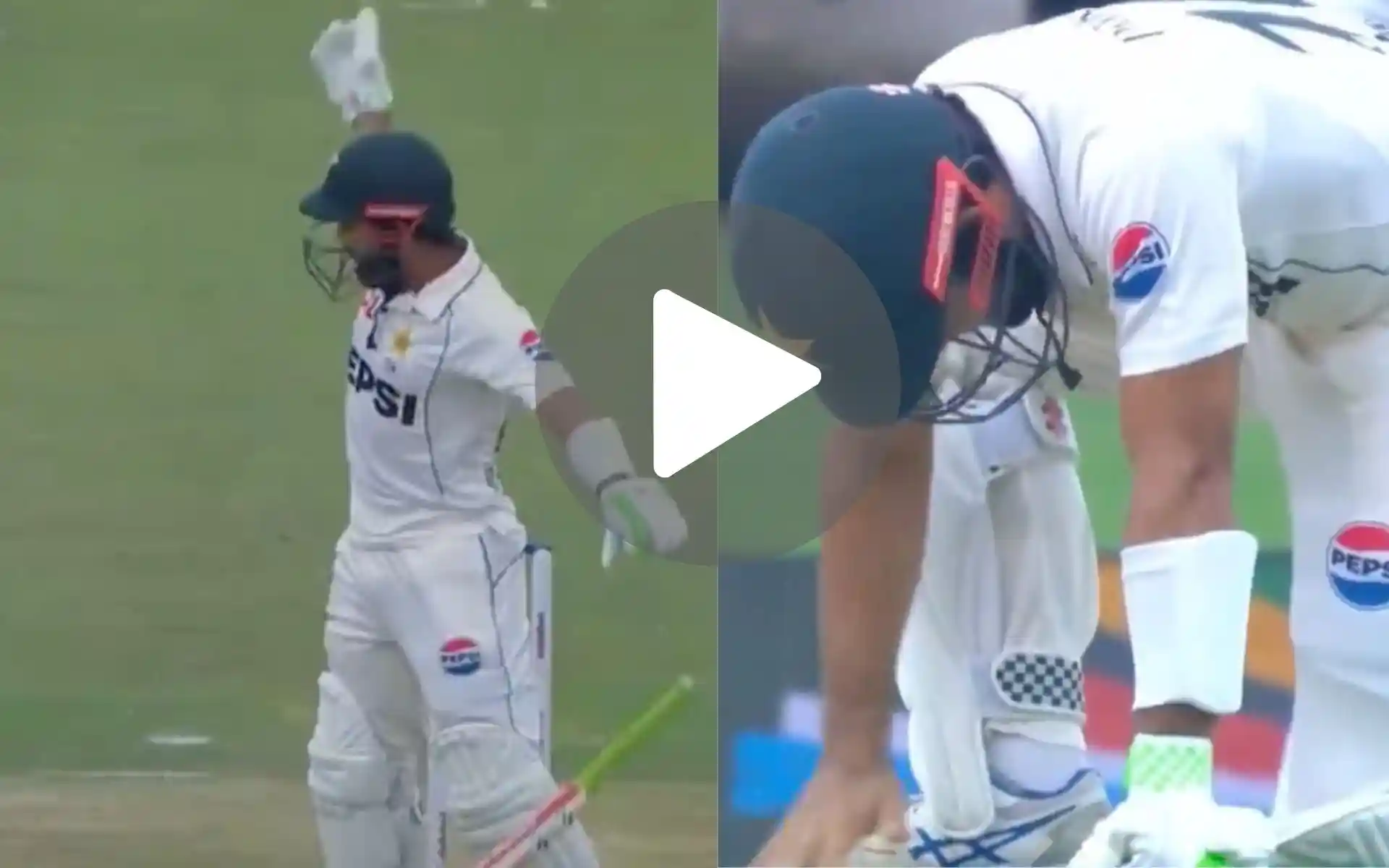 [Watch] Mohammad Rizwan's Unique Way Of Healing Thumb Injury During Boxing-Day Test